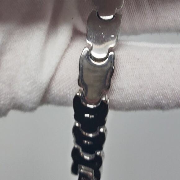 Disney Time Works Mickey Mouse Silver and Gold Metal Band Women's Watch - Picture 9 of 13